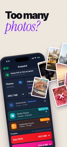 Swipe Photo Cleaner - Swipekit Screenshot 1 of 8