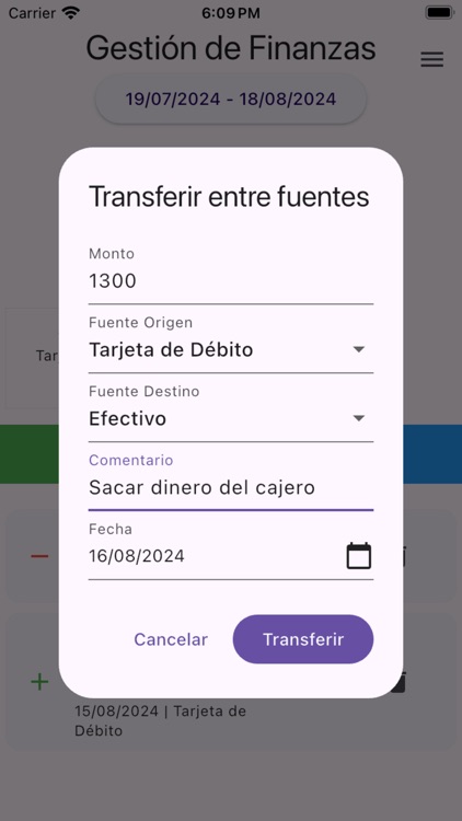 Gastos Diarios: Finanzas