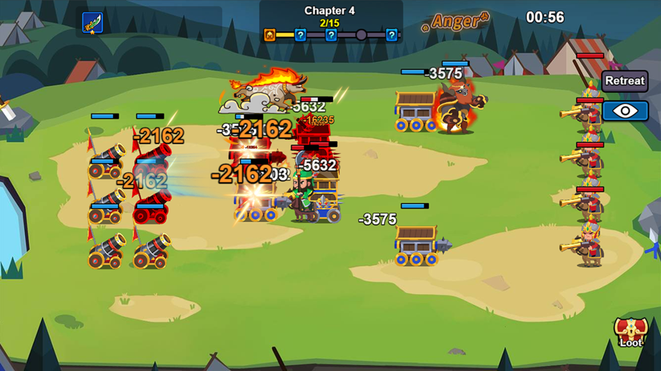#2. Merge Heroes -Idle War (iOS) Podle: xi wang