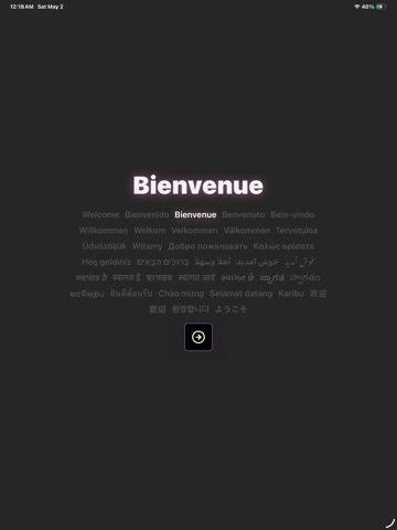Corpán iPad screenshot