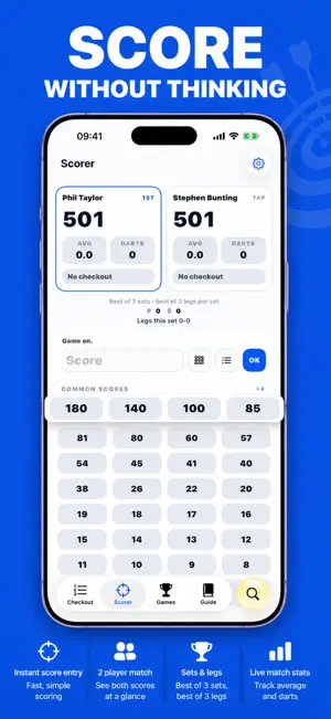 Teem Darts Checkout screenshot 2