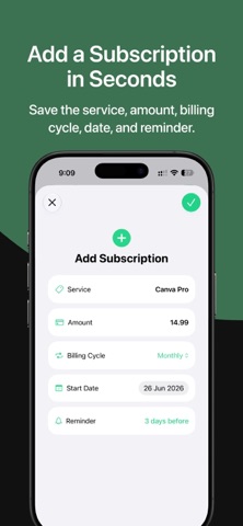 Subscription Tracker: Renewals Screenshot 5 of 6