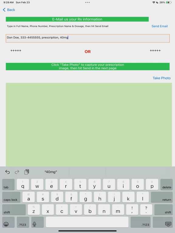 Monroe Pharmacy by Mydesh Inc iPad screenshot 6 - Medical app