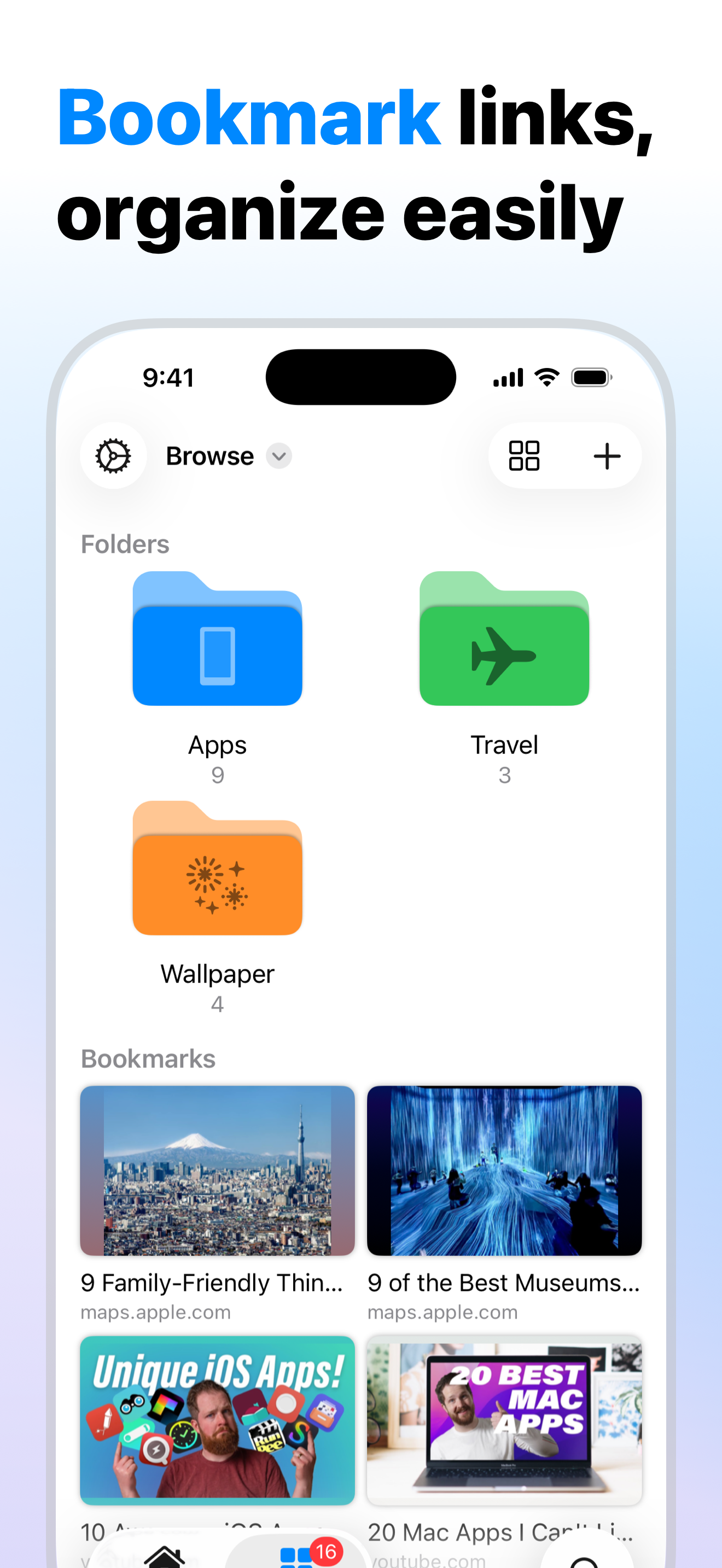 Bookmarks - URL Manager