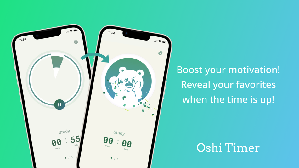#1. Oshi Timer (iOS) 由: Yasuhiro Yamada