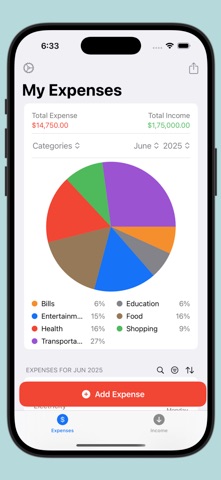 Expense Trail - Budget Tracker screenshot
