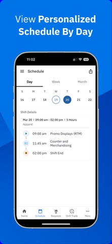 Workcloud Shift iPhone screenshot