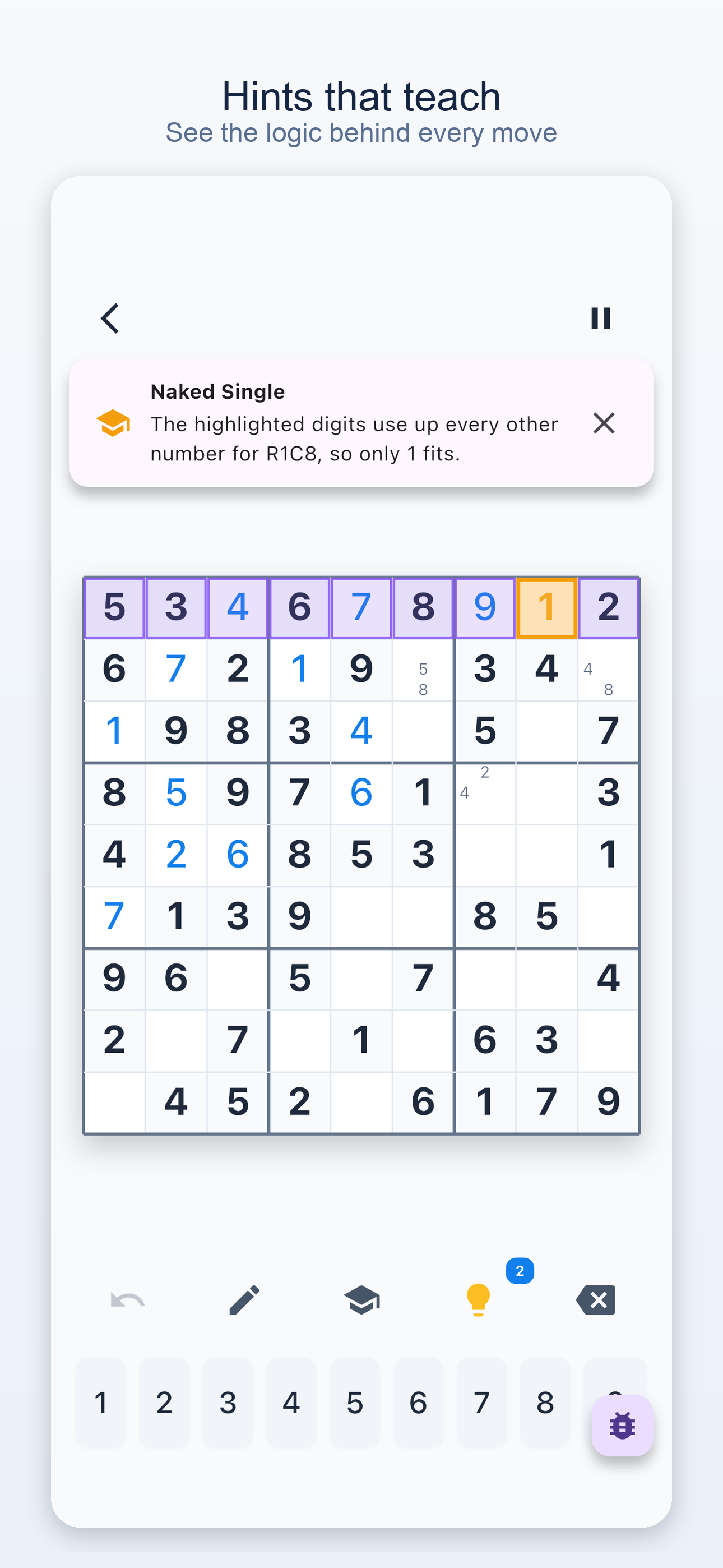 Izi Sudoku: Logic Puzzle Game screenshot 3