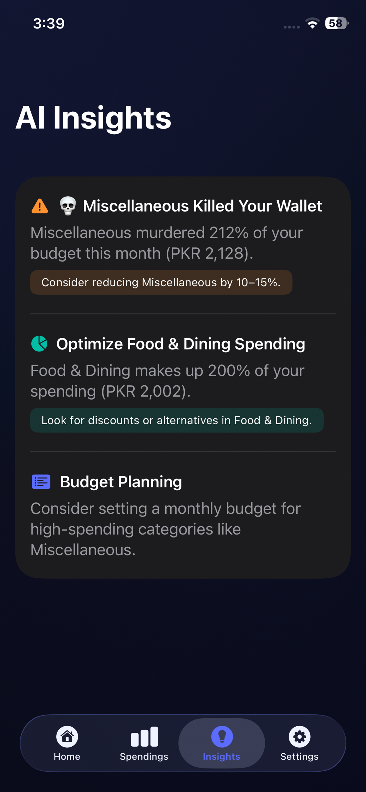 RIP Wallet - AI Track Spending screenshot 7