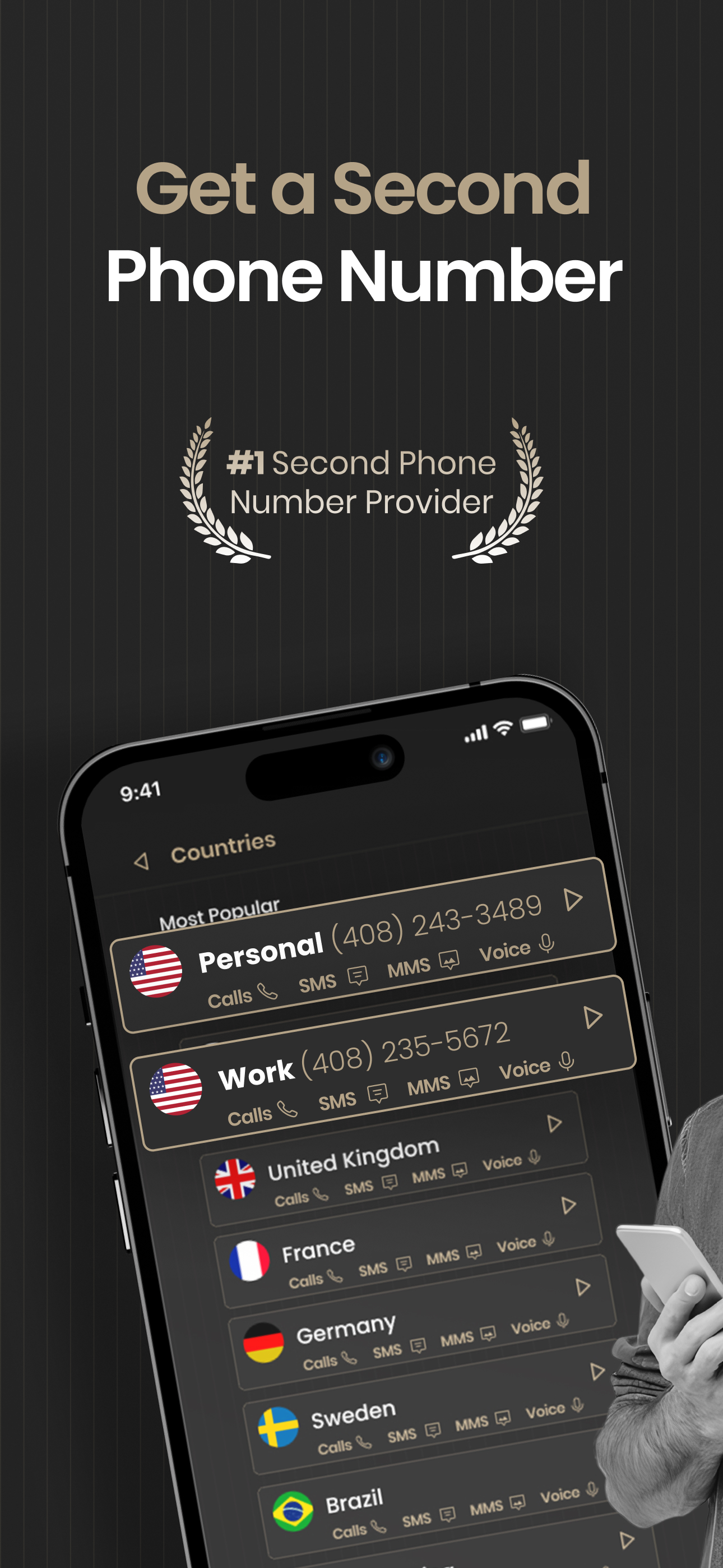 2nd Line+ Second Phone Number