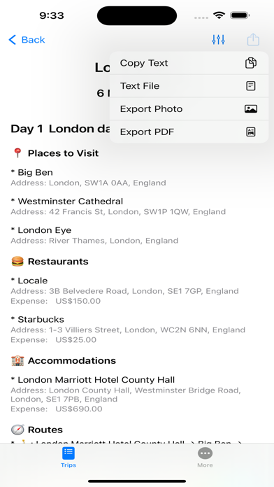 TripMark:Trip & Travel Planner Screenshot
