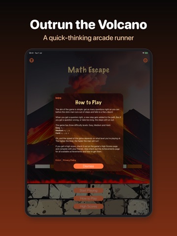 Math Escape: Speed Run iPad screenshot