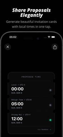 Nowhere - Time Zone Converter Screenshot 5 of 6