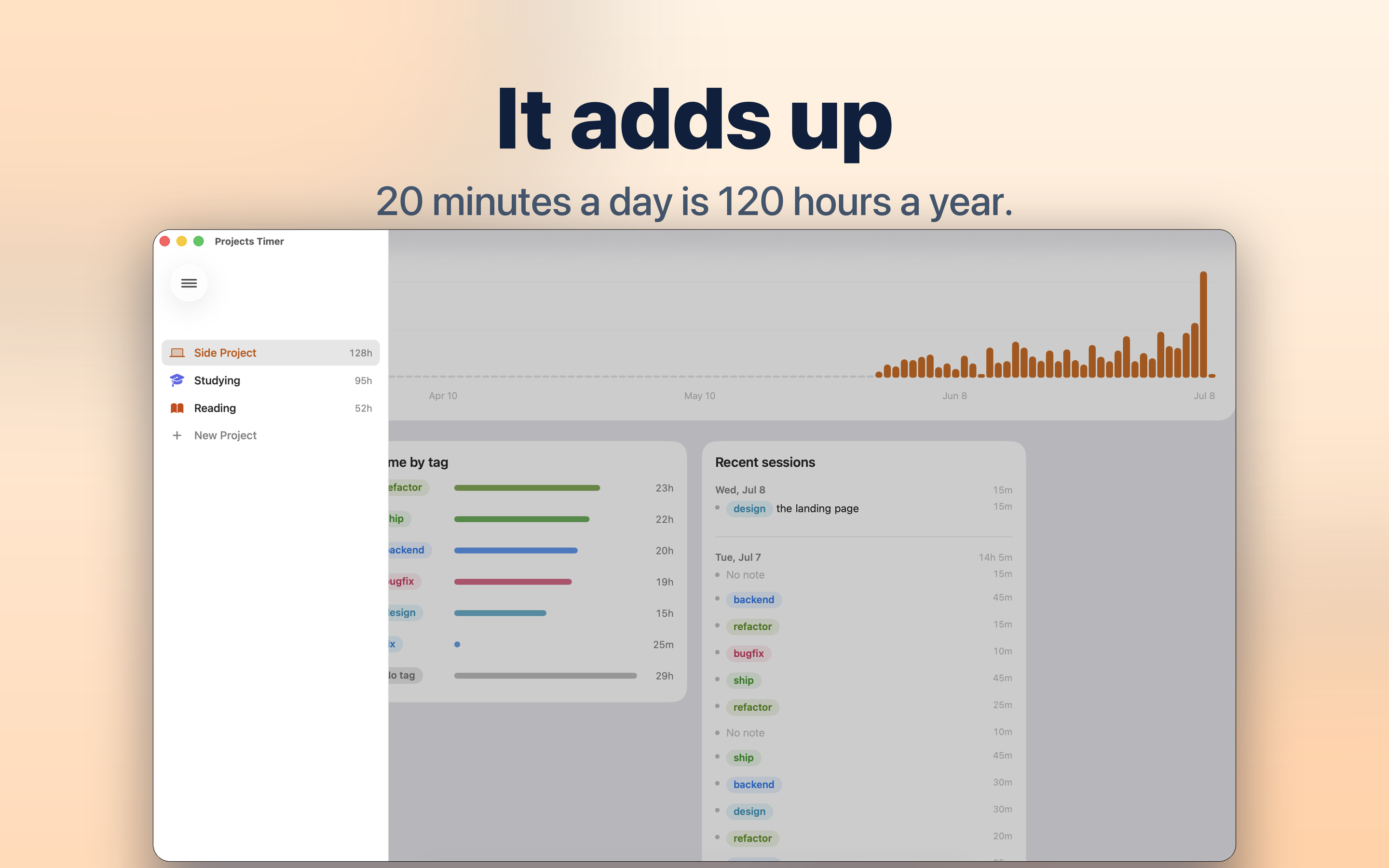Projects Timer screenshot 9