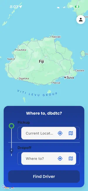 Roam: Ride Booking screenshot 1