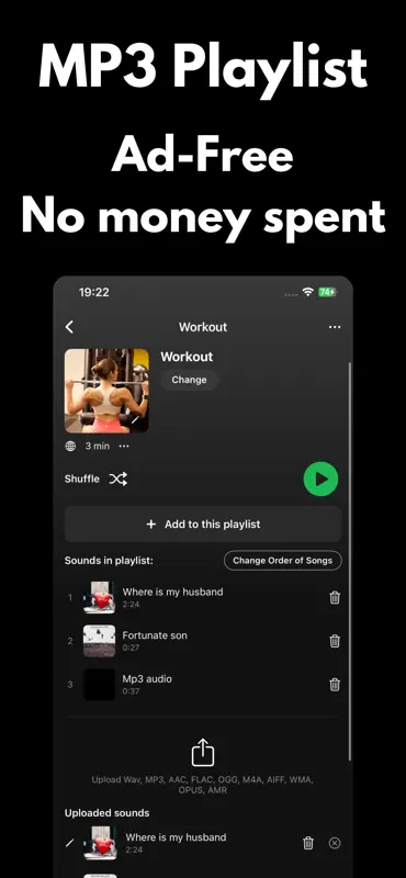 MP3 Playlist: Offline Cloud screenshot 2 of 3