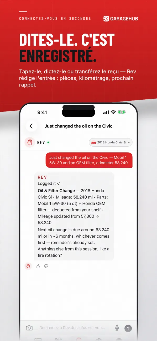 Screenshot #2 pour GarageHub : Mécano IA