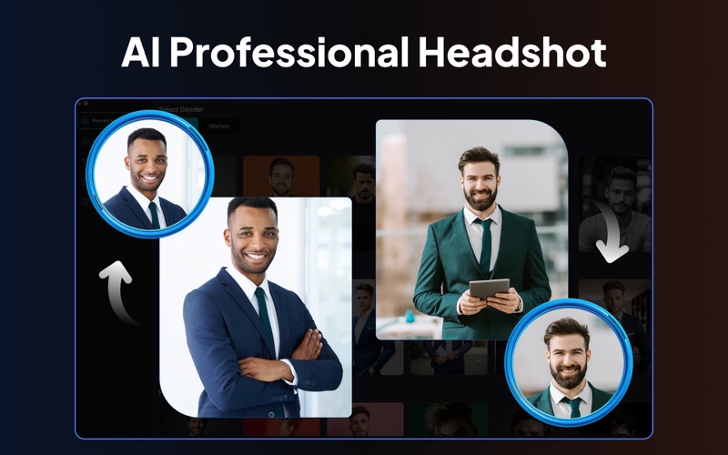 AI Headshot Generator® iPhone screenshot