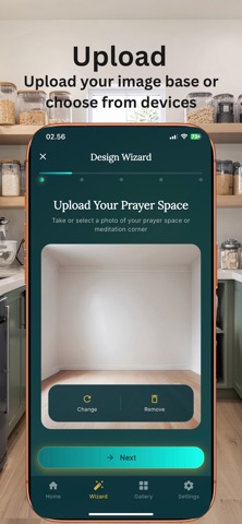 AI Prayer Room Zen Design screenshot