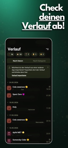 GlassUp · Drink Tracker screenshot