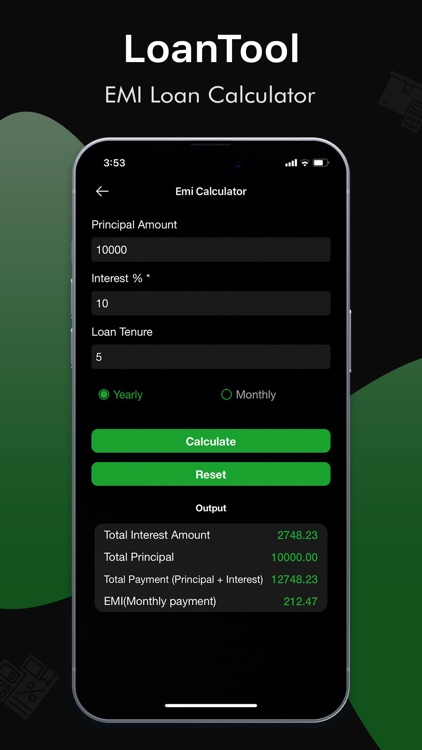 LoanTool : EMI Loan Calculator