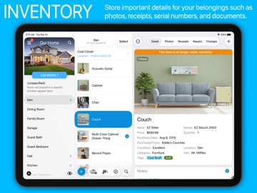 Under My Roof Home Inventory + iPad screenshot