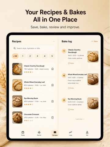 Sourdough Companion: Bake AI iPad screenshot