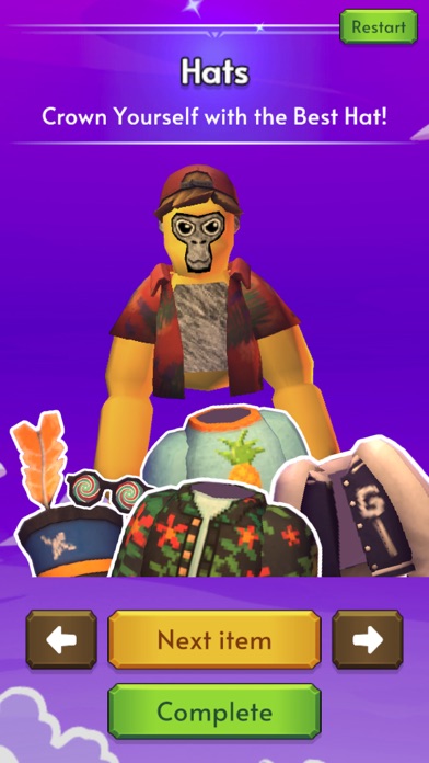 Gorilla Swag Avatar App Screenshot