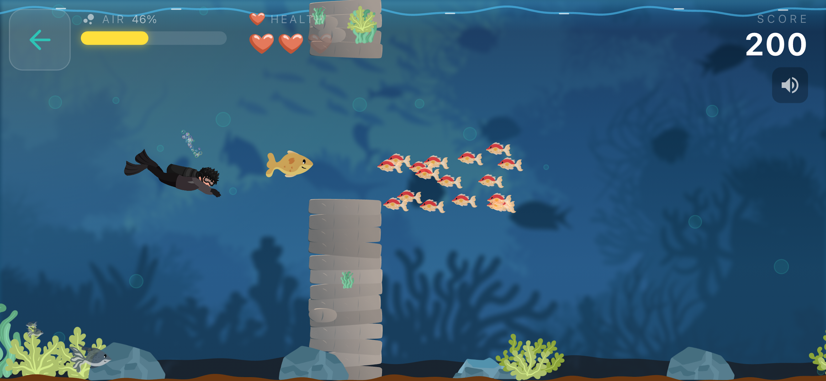 Flappy Fins by Blue Trails screenshot 3