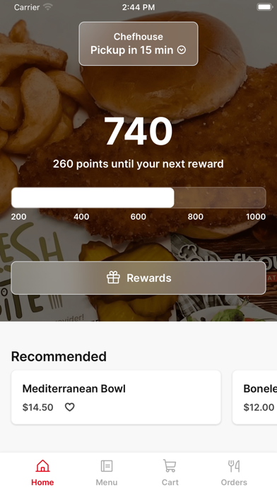 Chefhouse Ohio iPhone screenshot 1 - Food & Drink app