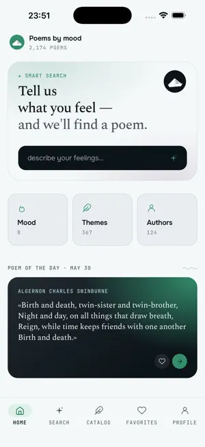 Poems by mood screenshot 1