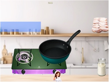 Chicken Wings Food Maker iPad screenshot