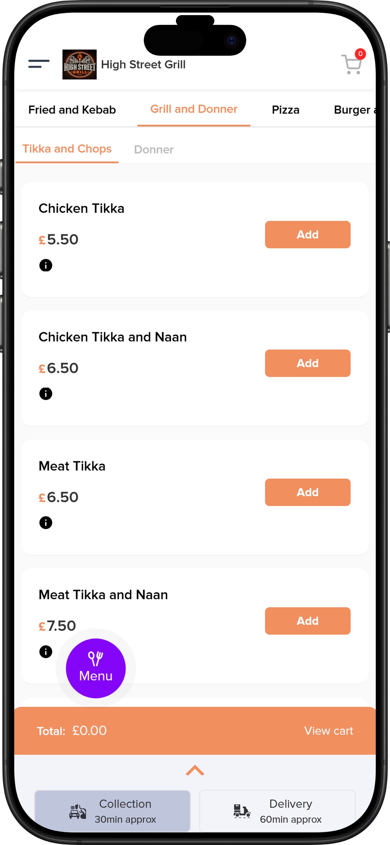 Screenshot 2 of High Street Grill