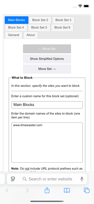 ivBlock - Website Blocker Screenshot 2 of 3