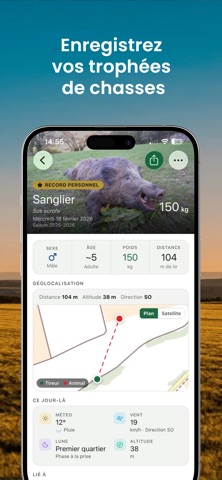 Mes Chasses : Battue & Carte screenshot