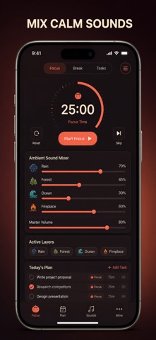 Pomodoro Timer Study Focus Screenshot 5 of 10