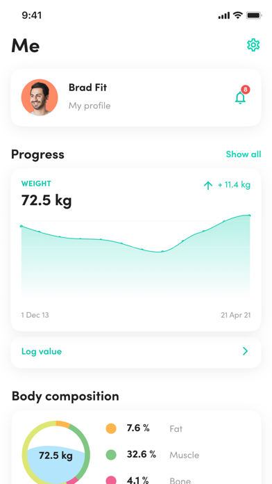 GET IT! Fitness Club App Screenshot