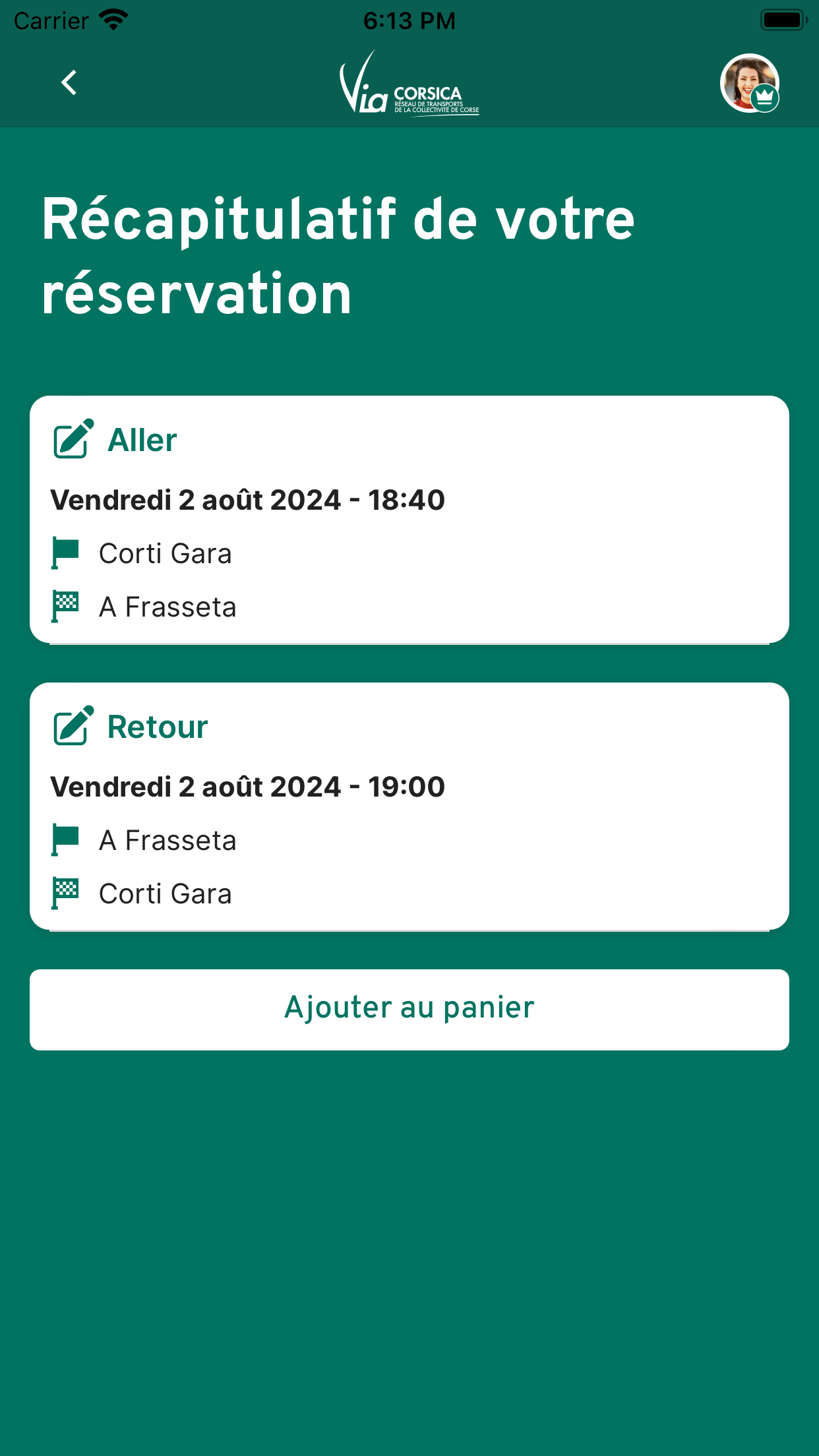 M-Ticket Via Corsica Restonica