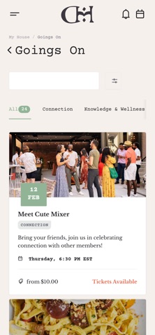 Common House Social Club iPhone screenshot