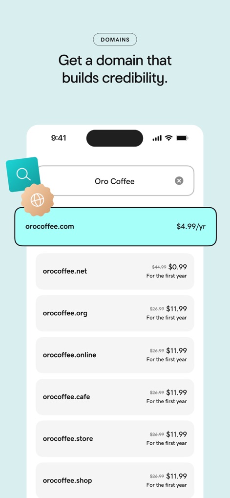 GoDaddy: Websites & Marketing - Domain Search Simplified