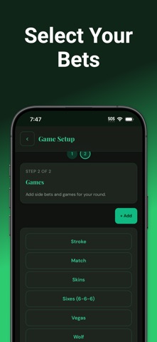 Settle Up Golf - Side Bets Screenshot 4 of 10