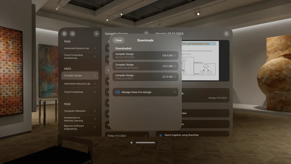 ETH Video - Watch lectures screenshot 2