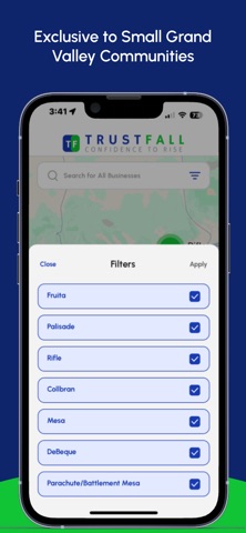 TrustFall App screenshot