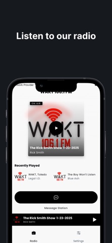 WAKT 106.1 FM screenshot
