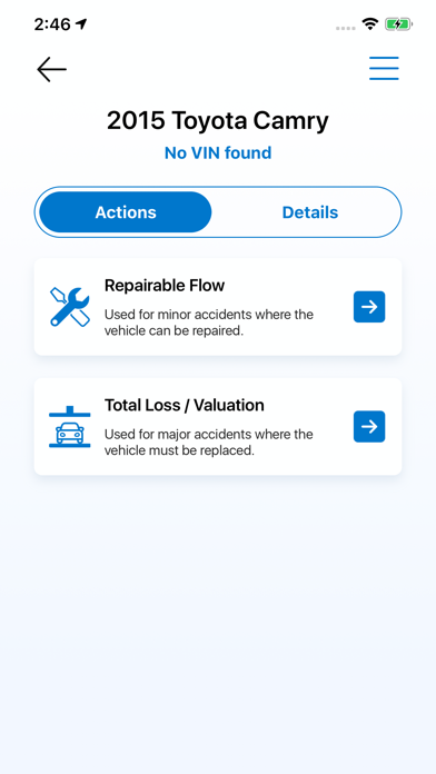 CCC® Mobile Appraiser Pro Screenshot