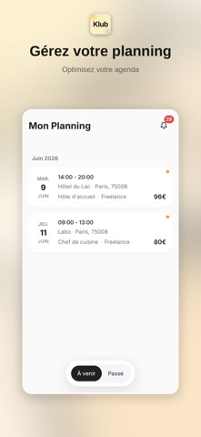 Klub Work screenshot