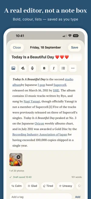 Quill: Diary & Journal screenshot 3