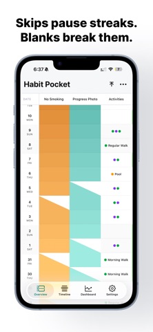 Habit Pocket: Habit Tracker Screenshot 4 of 6