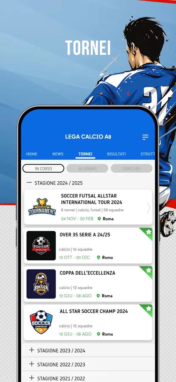Screenshot #2 pour Lega Calcio a 8