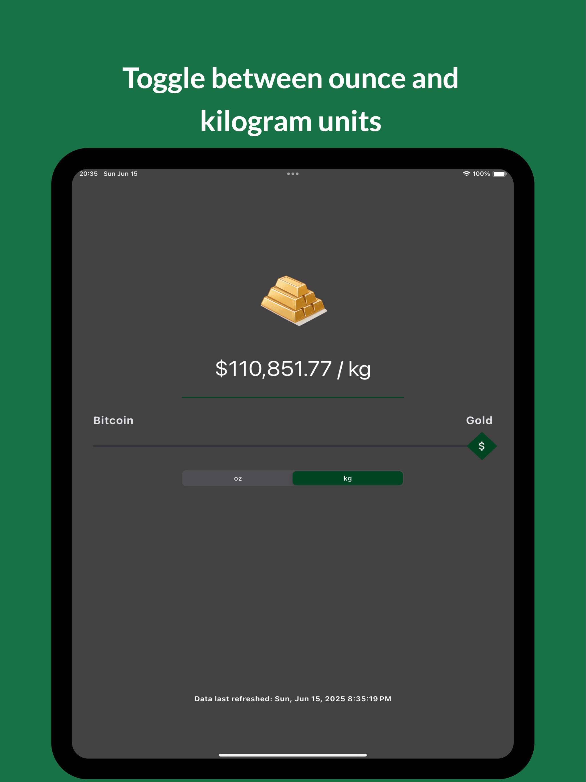 Live Bitcoin Gold Silver Price screenshot 7